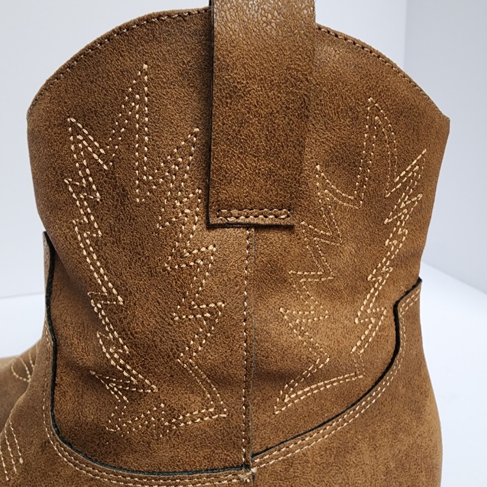 Me Too Brown Women's Western Ankle Boots Cowgirl/Cowboy Style Sz 7.5 - Picture 5 of 7
